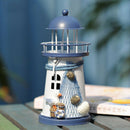 Mediterranean LightHouse Candlestick Candle Holder Seabird Decor Handicrafts