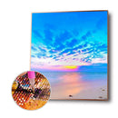 DIY Full Drill Diamond Painting Landscape Rhinestone Mosaic (B3331 Beach 5)