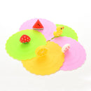 5x Anti-dust Cup Cover Coffee Mug Suction Seal Lid Silicone Airtight Noveltyã€ OZ