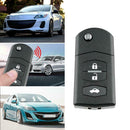 Car Remote Key Shell 3 Button Flip Folding Key Case Blank for Mazda 2 3 5 6 A