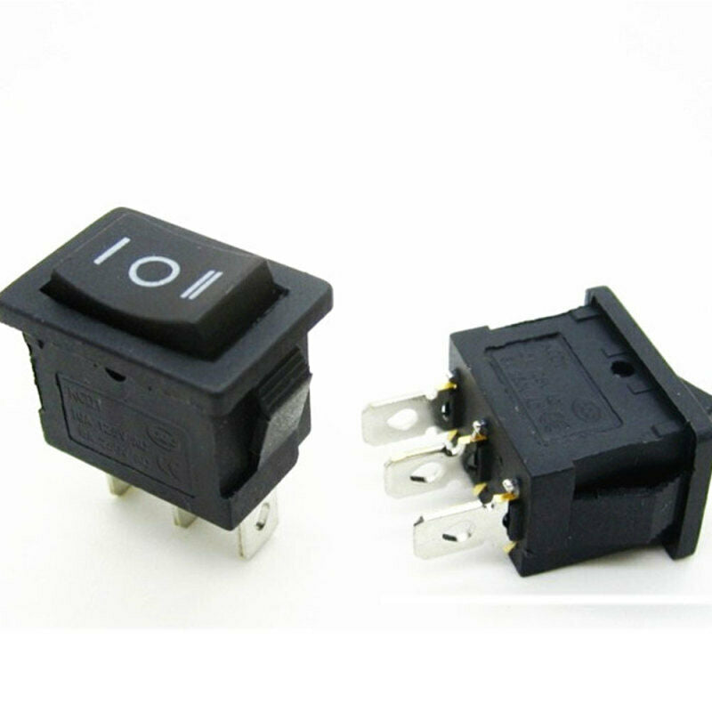 10 X Ac 125v 10a 250v 6a Mini Boat Rocker Switch Spst Spdt On-Off-On Kcd DNW