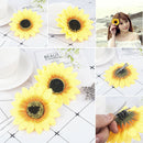 Beautiful Sunflower Flower Hair Clip Vacation Bridal Wedding Party For Women