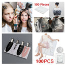 200 Xjetable Hair Cut Cape Dress Stylist Barber Capes Dresses 4 X Clips