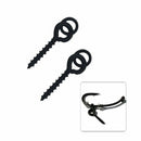 50pcs Carp Fishing Boilie Screw with Solid Ring Bait Tool Chod Rigs Carp Fi