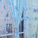 Floral Tulle Voile Door Window Curtain Drape Panel Sheer Scarf Valances Divider&