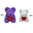 Heart Bear Rose PE Foam Soap Flower Bear Birthday Valentine Day Xmas Gifts