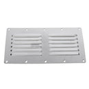 1x Stainless Steel Air Vent Cover Panel Rectangle Louver Air Ventilation OIH