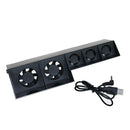 External Super Cooling Fan - Turbo Cooler Black for Playstation 4
