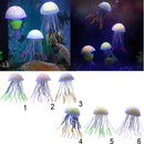 2x Aquarium Decoration Fish Tank Ornament Artificial Fish Jellyfish Marine