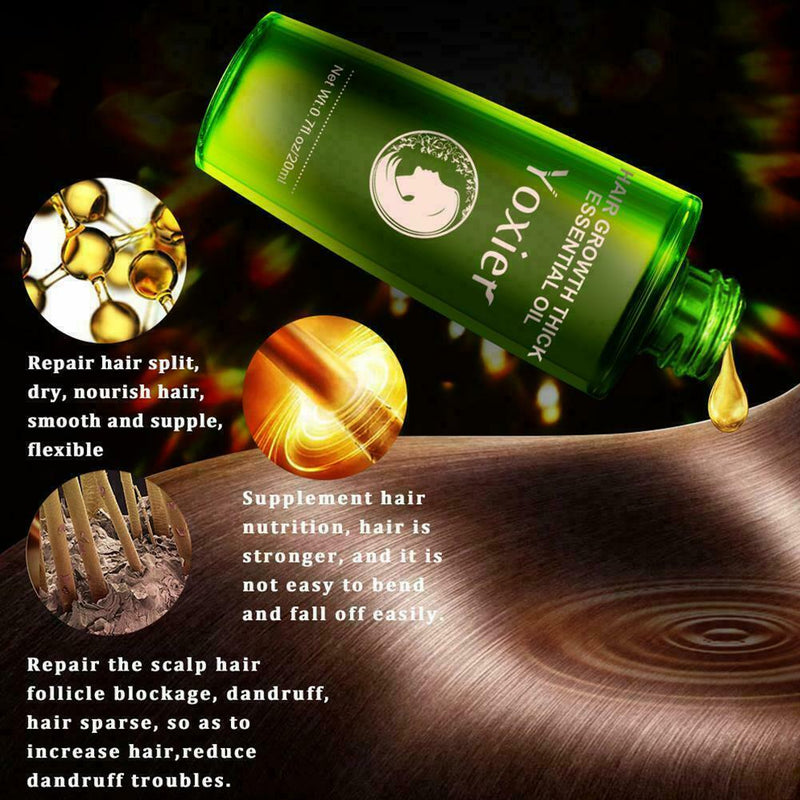 Fast Hair Growth Essence Fast Powerful Hair Loss Product Beard Serum Oil Gr I4R8