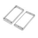 2pcs Slanted Pickup Mounting Ring For Electric Guitar-Chrome Plated Musical Accs