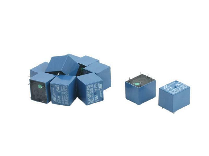 3 X mini relais d'alimentation 5V DC SRD-5VDC-SL-C type PCB F Kw