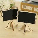 24 sets Mini blackboard Message and Number of position table Place Sign Tab O6X8