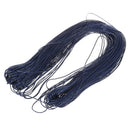 45 meters Waxed Cotton Cord Lacing - Blue F5R2