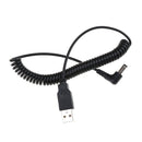 1.5m USB 2.0 Male to 5V DC Power 5.5mm x 2.1mm Barrel Adapter Connector Cable LJ
