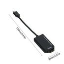 Portable Mobile Phone Micro-Usb To Hdmi Adapter 1080P Mhl Hdtv Cable Audio