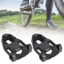 Bike Cleat Set Plastic Black Road Bike Cycling Pedal Cleat Lock Anti-Skid R