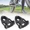 Bike Cleat Set Plastic Black Road Bike Cycling Pedal Cleat Lock Anti-Skid R