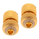 2 Pieces 1/2 Inch Garden Hose Fitting Quick Connector