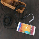 3.5mm Adjustable Throat Mic Microphone Covert Acoustic Tube Earpiece Headse