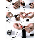 1X Electric Loud Bell Bicycle Cycling Bike Horn Waterproof 6 Sound With Battery