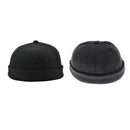 2x Mens Skullcap Navy Cap Docker Hat Beanie Sailor Fisherman Retro Hat