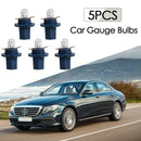 5pcs 12V 1.2W T5 Halogen Car Gauge Bulbs for Dash Instrument Light Blue K1B