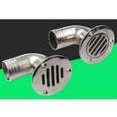316 Stainless Steel 90 Deg Elbow Floor Drain 32mm Hose RV Camper Heavy Duty