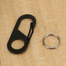 Mini Portable Stainless Steel Outdoor Snap Hook Buckle EDC Gear Carabiner