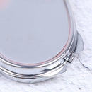 Nww Metal Folding Mirror Key Ring Keychain Portable Compact  Cosme Kd JCA Bj