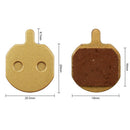 Copper Base MTB Bicycle Disc Brake Pad Semi Ceramic Brakes Pads Component Fixed