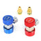 1Pair R134A AC Air  Coupler Adjustable Quick High Low Adapter Connector