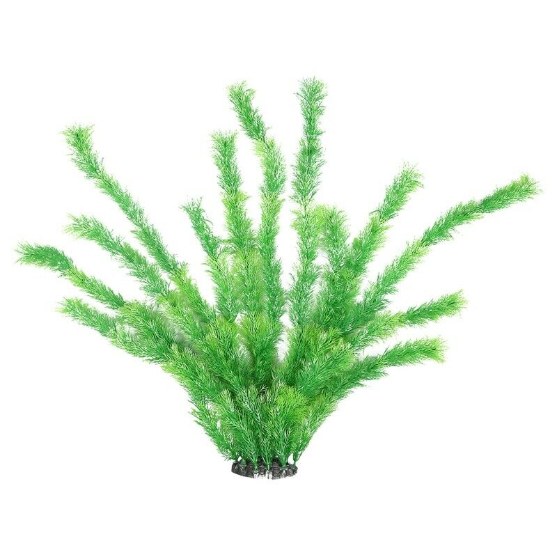 21.6" Height Green Plastic Artificial Water Plant Grass for Fish Tank Z6I8