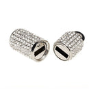 16GB 16 GB USB Glitter Rhinestone Cylinder Flash Drive Flash Memory Disk Pen New