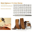 36 Pcs Stamp Letter Number Stamp Punch Set Hardened Metal Wood Leather Punc V6E9