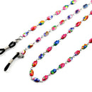 Stainless Steel Bead Eyeglass Spectacles Sunglasses Neck Holder Colorful