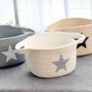 Washable Plant Basket Storage Office Sundries Cotton Thread Handmade Knitti