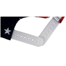 Red Casual USA Flag Print Hip-hop Cap For Men