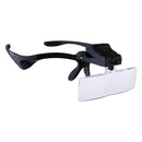 1.0/1.5/2.0/2.5/3.5X Lens Glasses Magnifier Lens with LED Illuminated Light