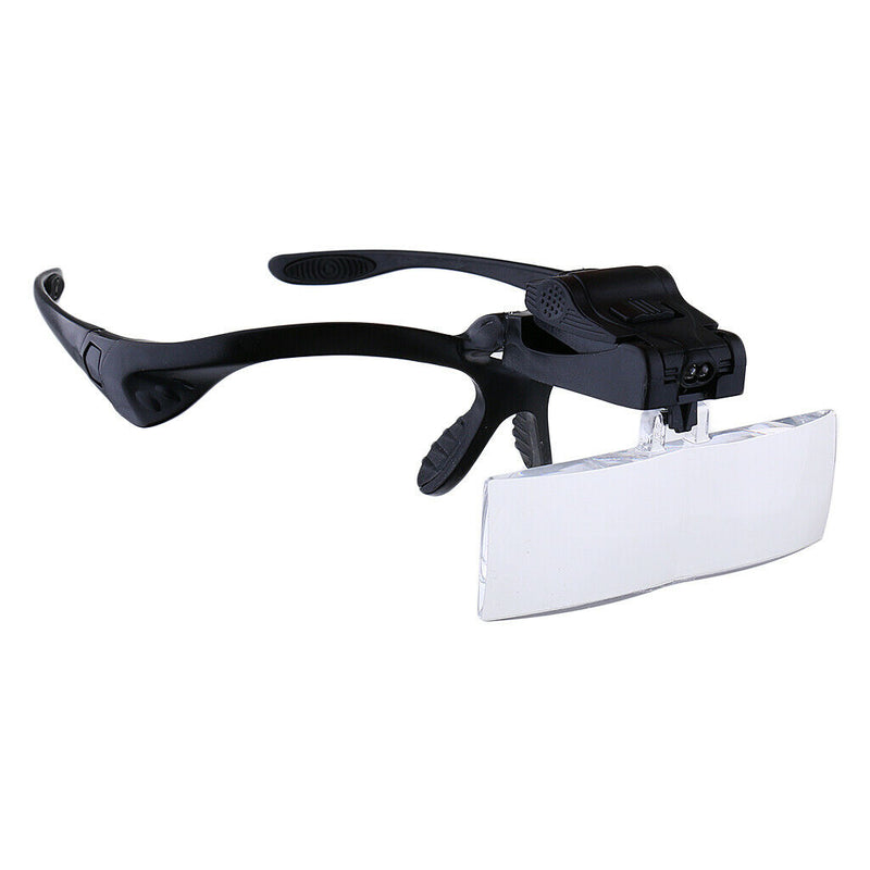 1.0/1.5/2.0/2.5/3.5X Lens Glasses Magnifier Lens with LED Illuminated Light