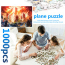 1000pcs DIY Paper Jigsaw Flame Tower Puzzle Toys Educational Picture Decor