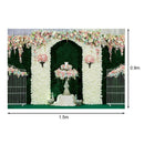 0.9x1.5m Flower Wedding Photography Backdrops Wall Background Cloth Props
