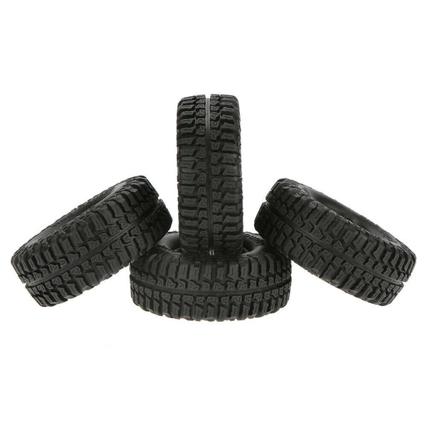 4 Pieces  1.9" Rocks Tyre Tires 1:10 Rubber For 1/10 RC RC4WD Climbing Rock