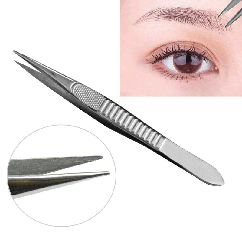 Practical Hair Removal Pointed Tip Salon Portable Makeup Tool Eyebrow Tweezer
