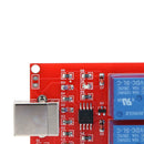 5V 2 Channel Driver-Free USB Smart Control Switch Relay Module for PC