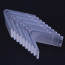10pcs Clear Acrylic Earring Jewelry Display Rack Stand Holder+Protect Flim A