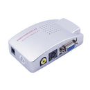 PC Laptop VGA to TV RCA Composite S-video Switch Converter Signal Adapter