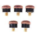 5pcs Screw On Cue Tips Billiard Pool Cue Stick Snooker Cue Replacement ParME