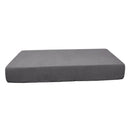 Gray Jacquard Couch Seat Cushion Case Garden Bench Seat Pad Cover Protector