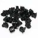 24 Pcs New Fashion Women Girls Plastic Black Mini Hair Claw Styling Clamp Clip